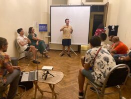 Актывісты з грузінскай «Дроа» пабачылі кіно пра пратэсты 2020-га 