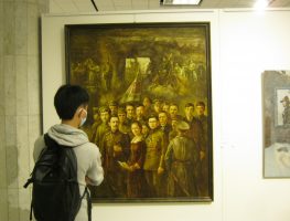 Слуцкі збройны чын у беларускім выяўленчым мастацтве 