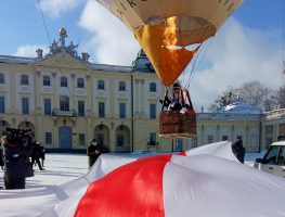 Паветраны шар салідарнасці над Беластокам  