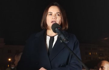 Ціханоўская сустрэлася з беларускай дыяспарай у Варшаве