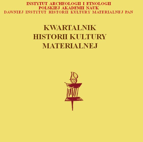 Kwartalnik historii kultury materialnej Rok LVI - Nr 2