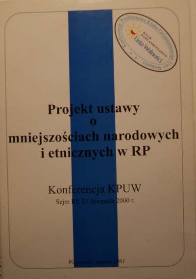Projekt ustawy o mniejszościach narodowych i etnicznych w RP