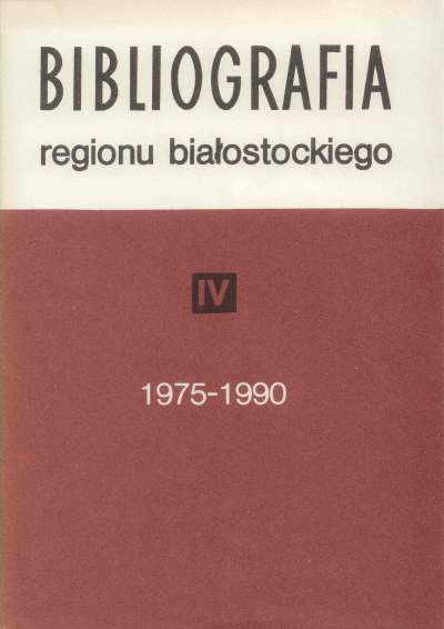 Bibliografia regionu Białostockiego