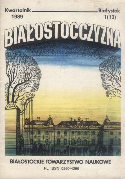 Białostocczyzna 1 (13) 1989