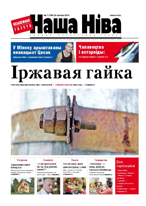 Наша Ніва 7 (796) 2013