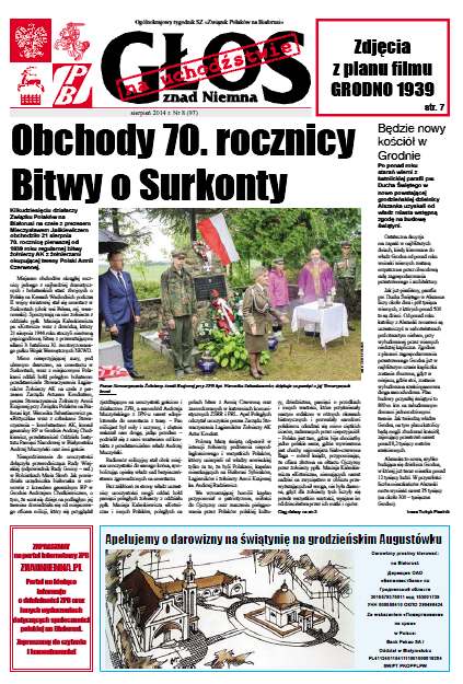 Głos znad Niemna na Uchodźstwie 8 (97) 2014