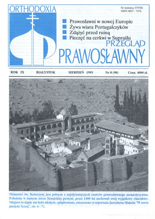 Przegląd Prawosławny 8 (98) 1993