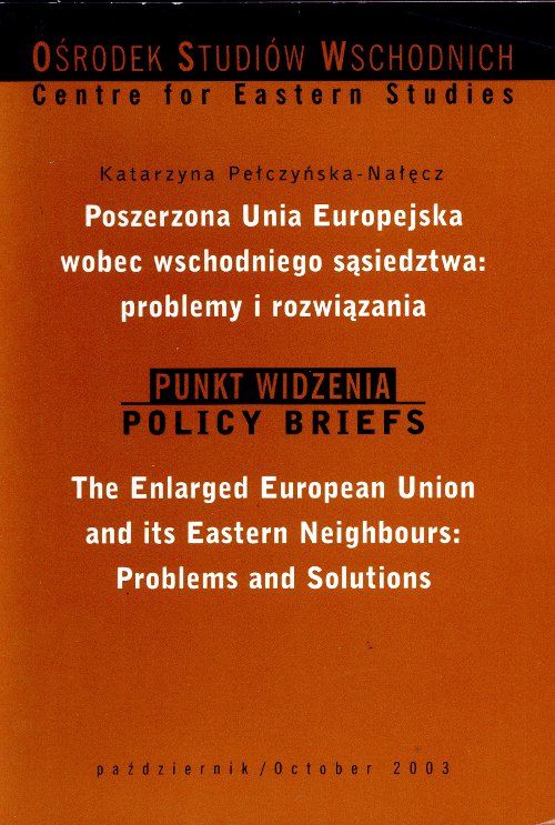 Poszerzona Unia Europejska wobec wschodniego sąsiedztwa