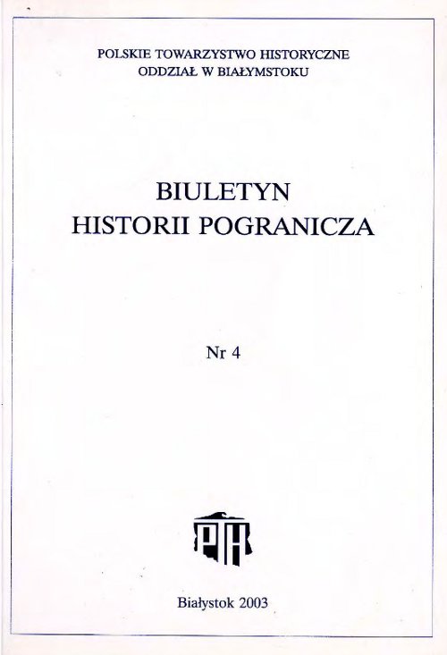 Biuletyn Historii Pogranicza 4