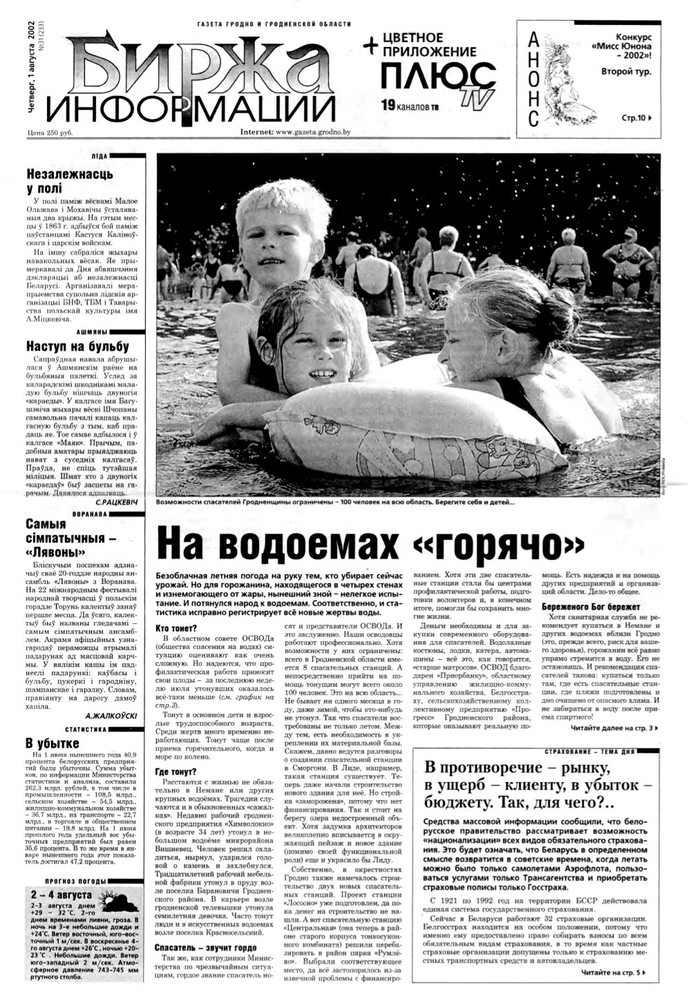 Биржа информации 31 (233) 2002