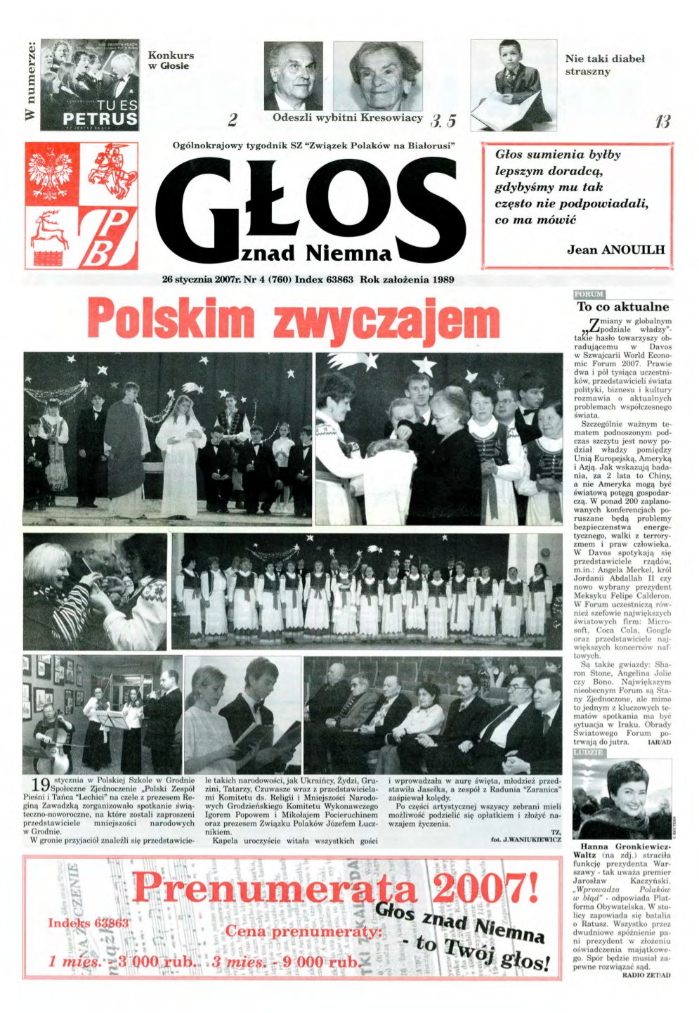 Głos znad Niemna 4 (760) 2007