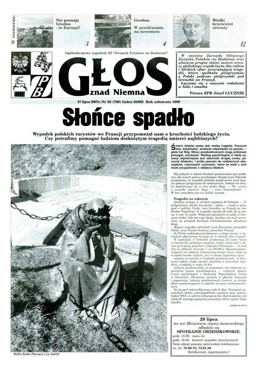 Głos znad Niemna 30 (786) 2007