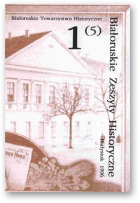 Białoruskie Zeszyty Historyczne, Беларускі гістарычны зборнік, 5