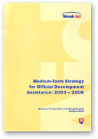Medium-Term Strategy for Official Development Assistance: 2003 - 2008