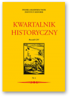 Kwartalnik Historyczny, Rocznik CXV - 2008 - 4