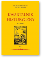 Kwartalnik Historyczny, Rocznik CXIV - 2007 - 4