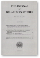 The Journal of Belarusian Studies, Vol. 7, No. 2