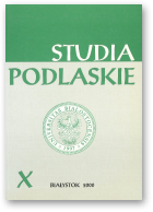 Studia Podlaskie, X