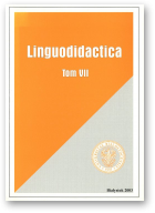 Linguodidactica, VII