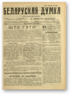 Беларуская думка (Вільня), 47/1919