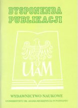 Dysponenda publikacji Wydawnictwa Naukowego Uniwersytetu im. Adama Mickiewicza