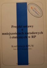 Projekt ustawy o mniejszościach narodowych i etnicznych w RP