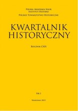 Kwartalnik historyczny 1 / 2012