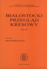 Białostocki Przegląd Kresowy Tom VIII