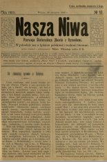 Наша Ніва (1906-1915) 18/1908