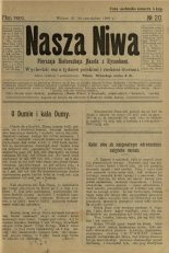 Наша Ніва (1906-1915) 20/1908