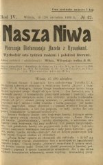 Наша Ніва (1906-1915) 42/1909