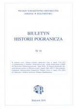 Biuletyn Historii Pogranicza 16