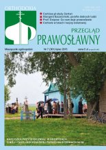 Przegląd Prawosławny 7 (361) 2015