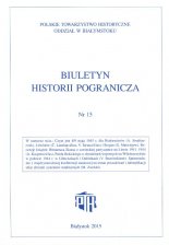 Biuletyn Historii Pogranicza 15