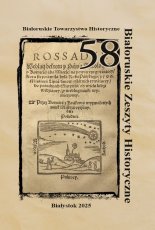 Białoruskie Zeszyty Historyczne 58